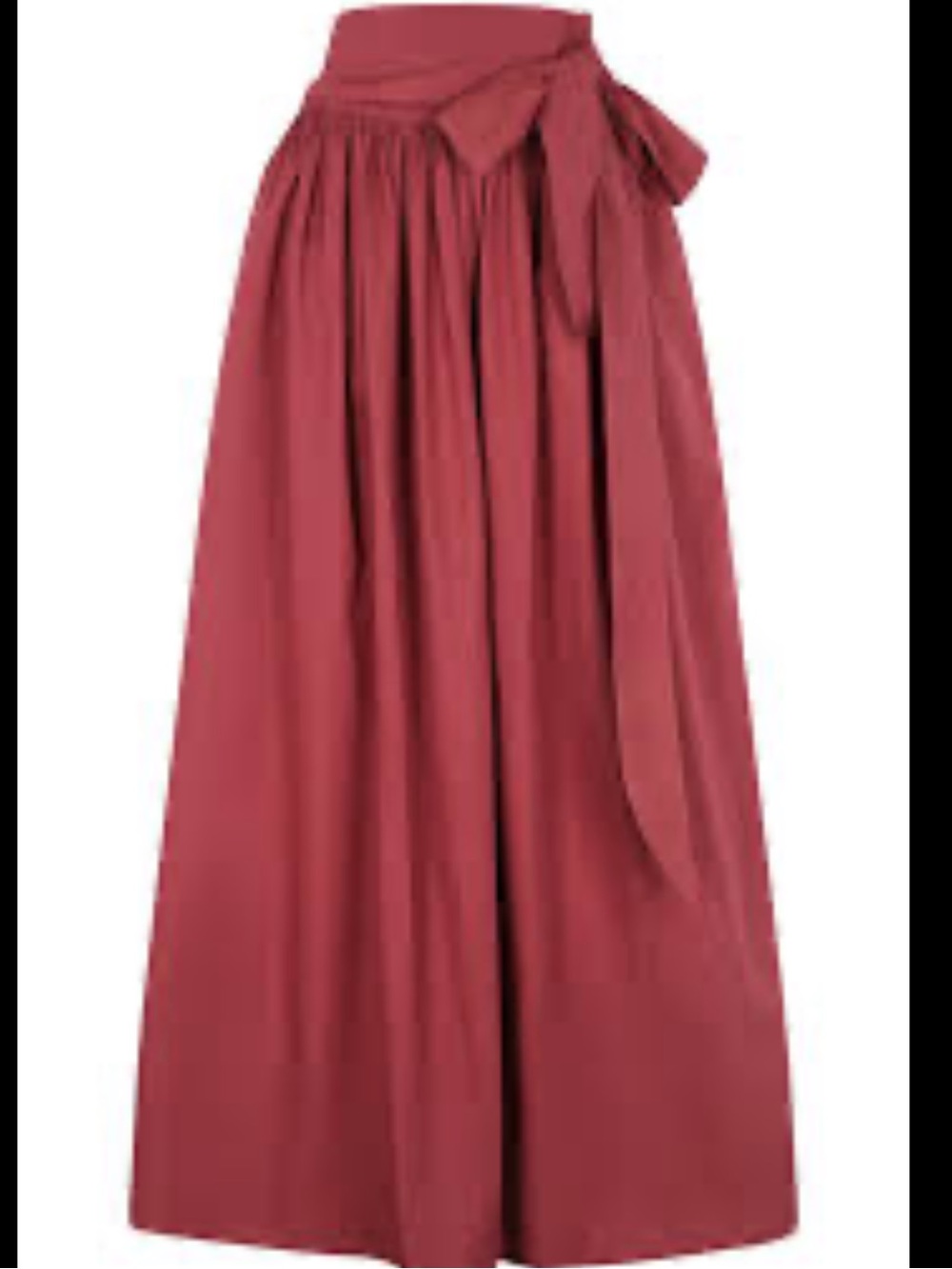 NWT💃NY&C For Eva Mendez Elegant Flowy Burgundy Maxi Skirt. Size 0